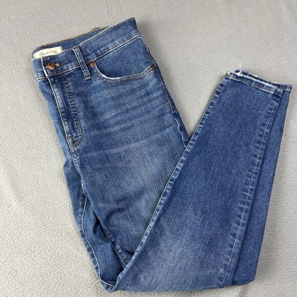 Madewell Denim - Madewell 9" Mid-Rise Skinny Jeans Womens 29 Blue Stretch Denim Medium Wash